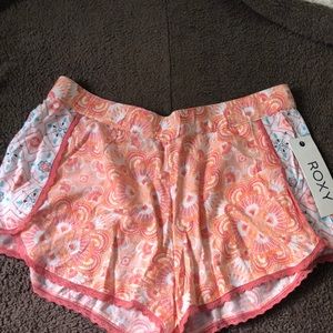 Roxy flowy beach shorts